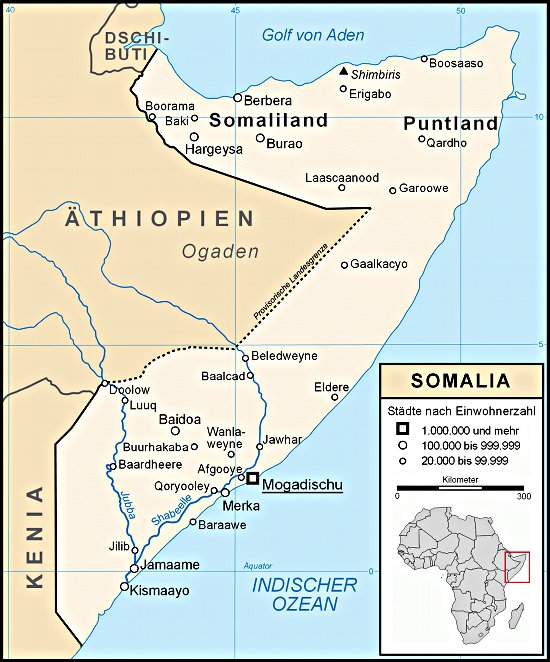 Somalia. Grafik: Wikimedia Commons/Lencer