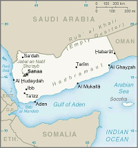 Yemen map 200